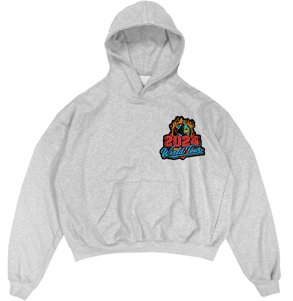 GREY CHAOS TOUR HOODIE