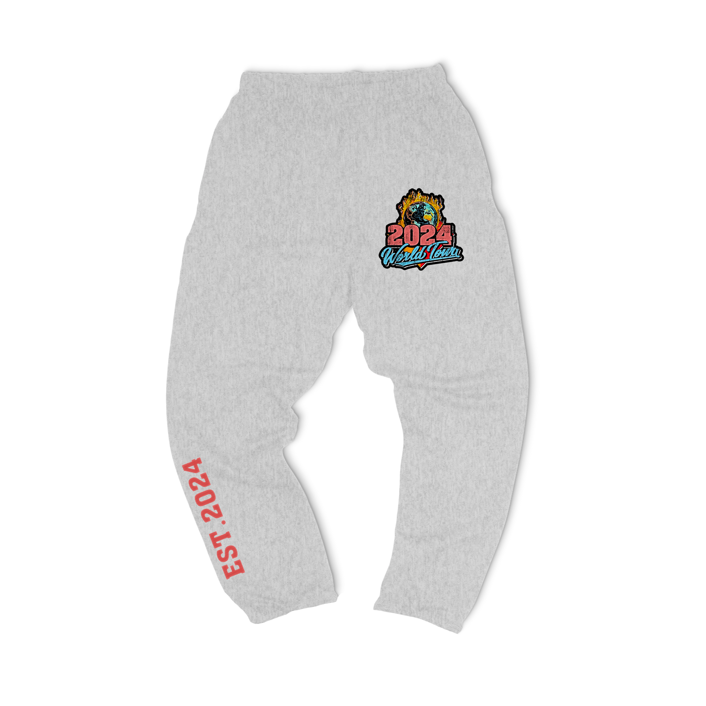 GREY CHAOAS TOUR SWEATPANTS
