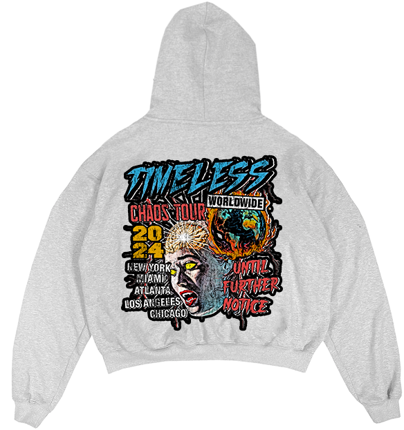 GREY CHAOS TOUR HOODIE