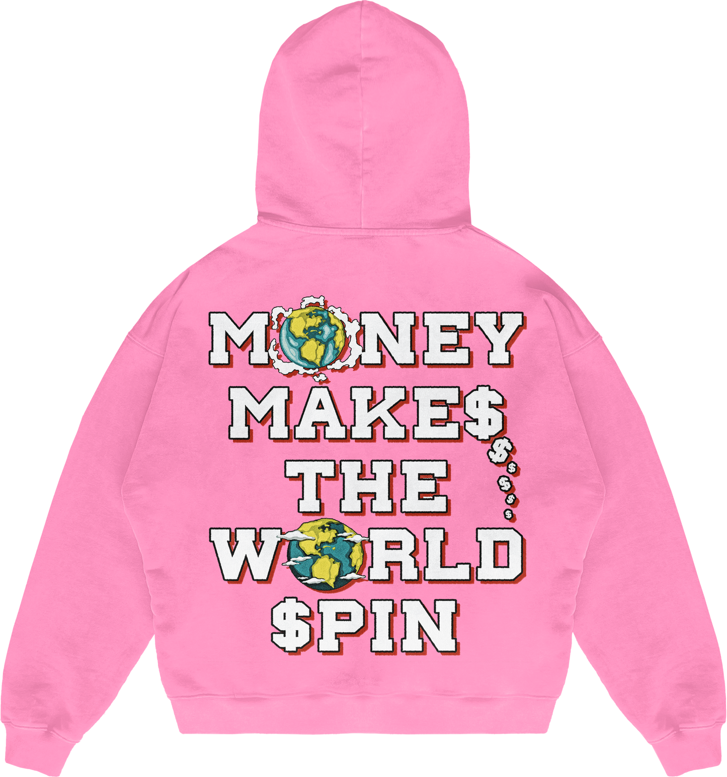 PINK PULLOVER HOODIE