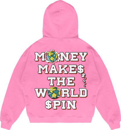 PINK PULLOVER HOODIE